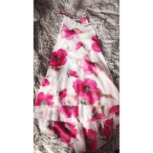 Ivory Floral Dress